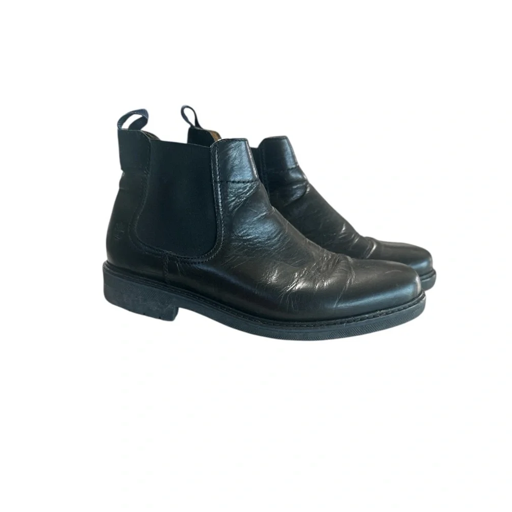 Timberland | Men's Chelsea Ankle Boots | Black Leather | 8.5